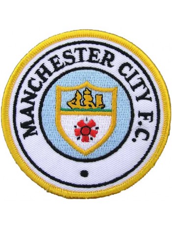 MANCHESTER CITYFOOTBALL CLUB SOCCER EMBROIDERED PATCH #01